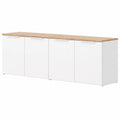 Mueble de Salón Modular Vicco Blanco/Sonoma para Almacenamiento Multimedia