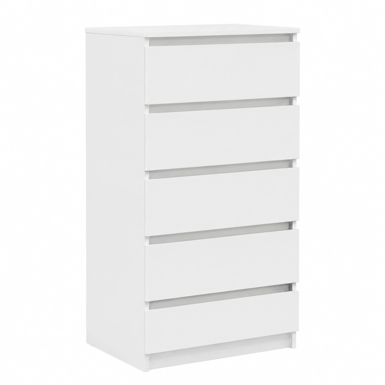 Cajonera de Madera Blanca con Cajones 60x36x103 cm