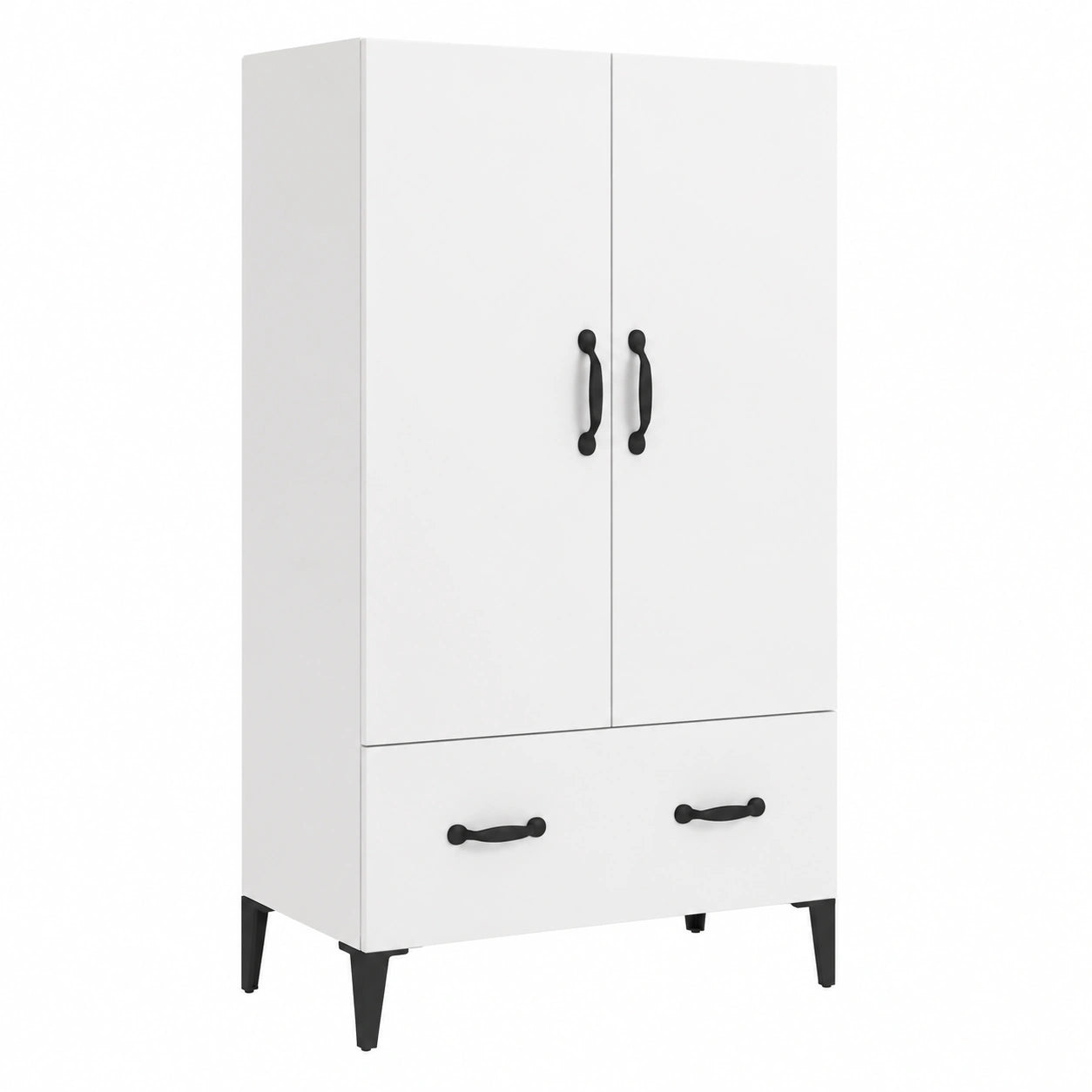 Armario de Almacenamiento de Madera Blanco 70x31x115 cm para Entrada