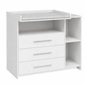 Cómoda Cambiador para Bebé Torino con Cajones, Blanco