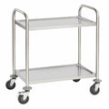 Carro de Cocina de Acero Inoxidable con Ruedas, Capacidad 150 kg