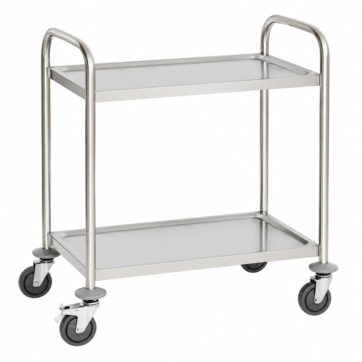 Carro de Cocina de Acero Inoxidable con Ruedas, Capacidad 150 kg