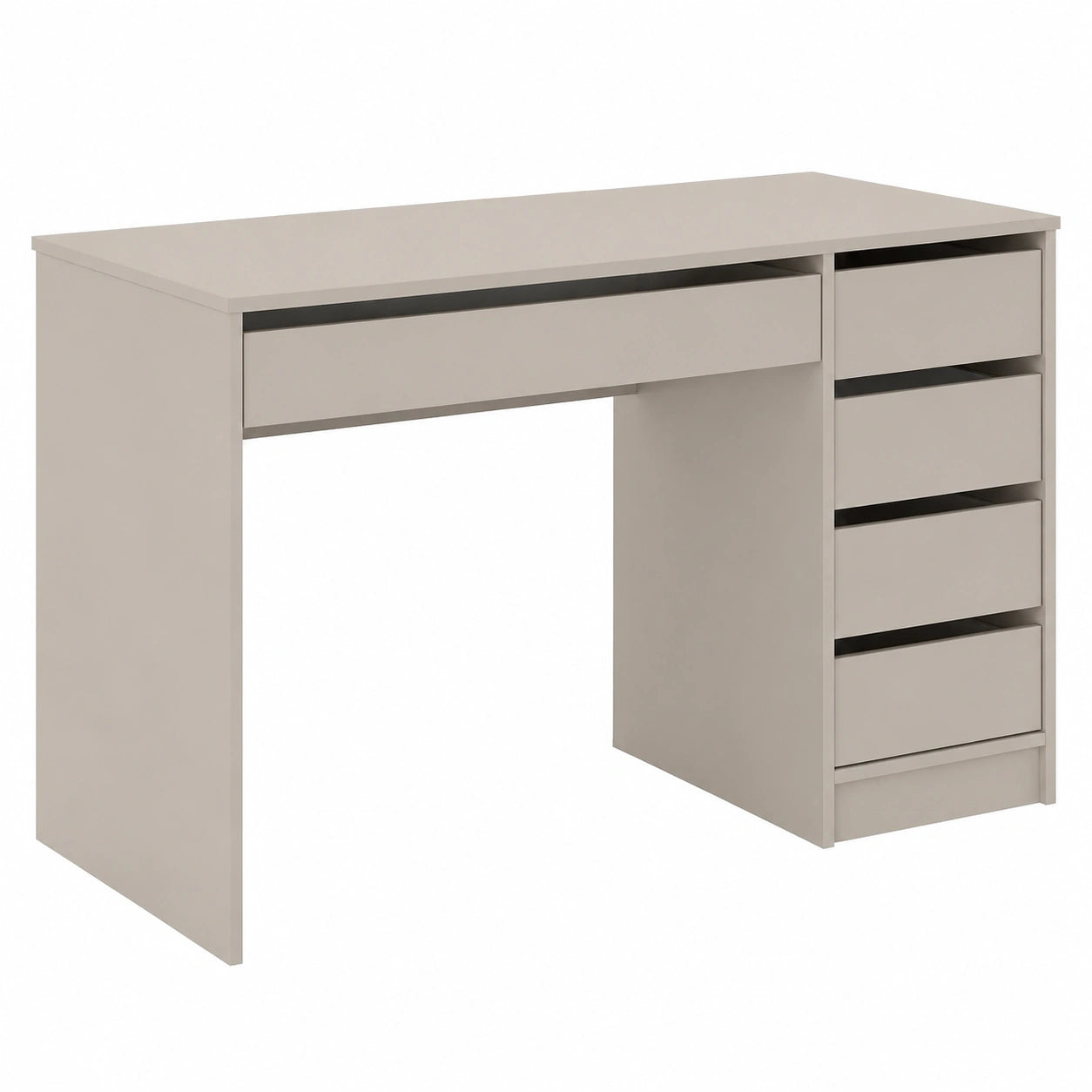 Escritorio Clásico Jenemi de Melamina Beige 120x55x76 cm