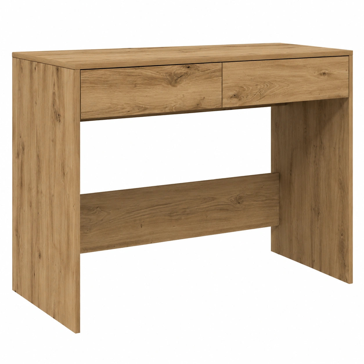 Escritorio Moderno de Madera Roble Artesanal 101x50x76.5 cm
