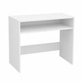 Mesa de Estudio Juvenil 90cm con Estante, Blanca