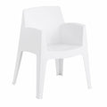 Conjunto de Muebles de Jardín para Exterior de 2 Plazas en Color Blanco