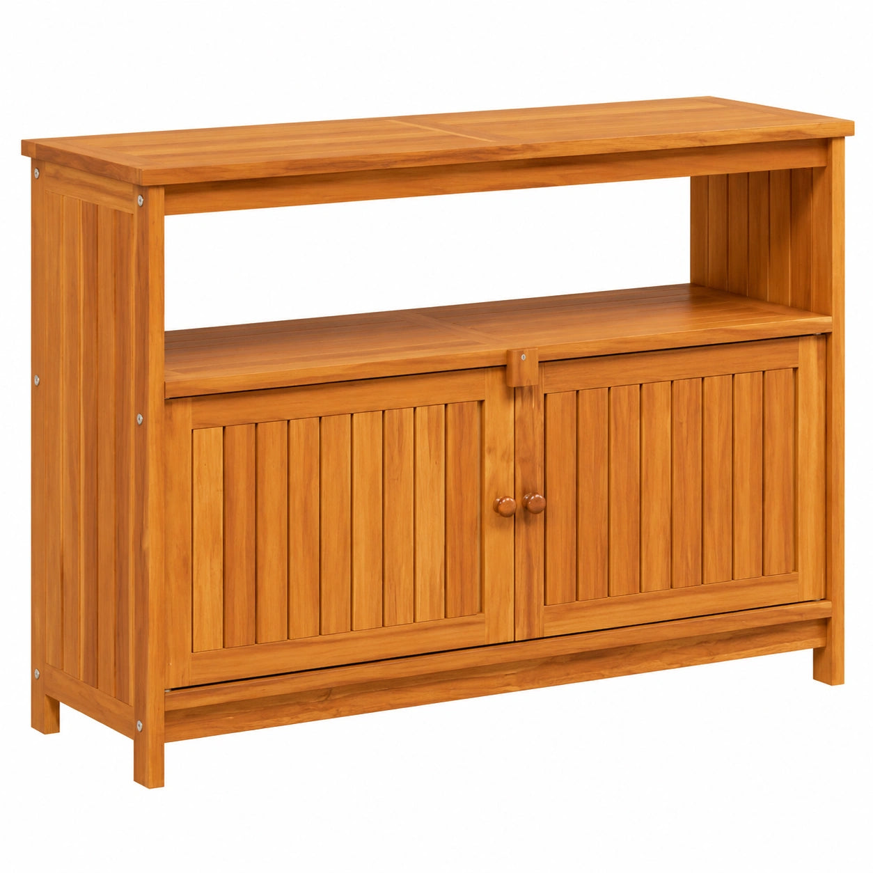 Mesa de Jardín de Madera de Acacia 110x35x75 cm Exterior
