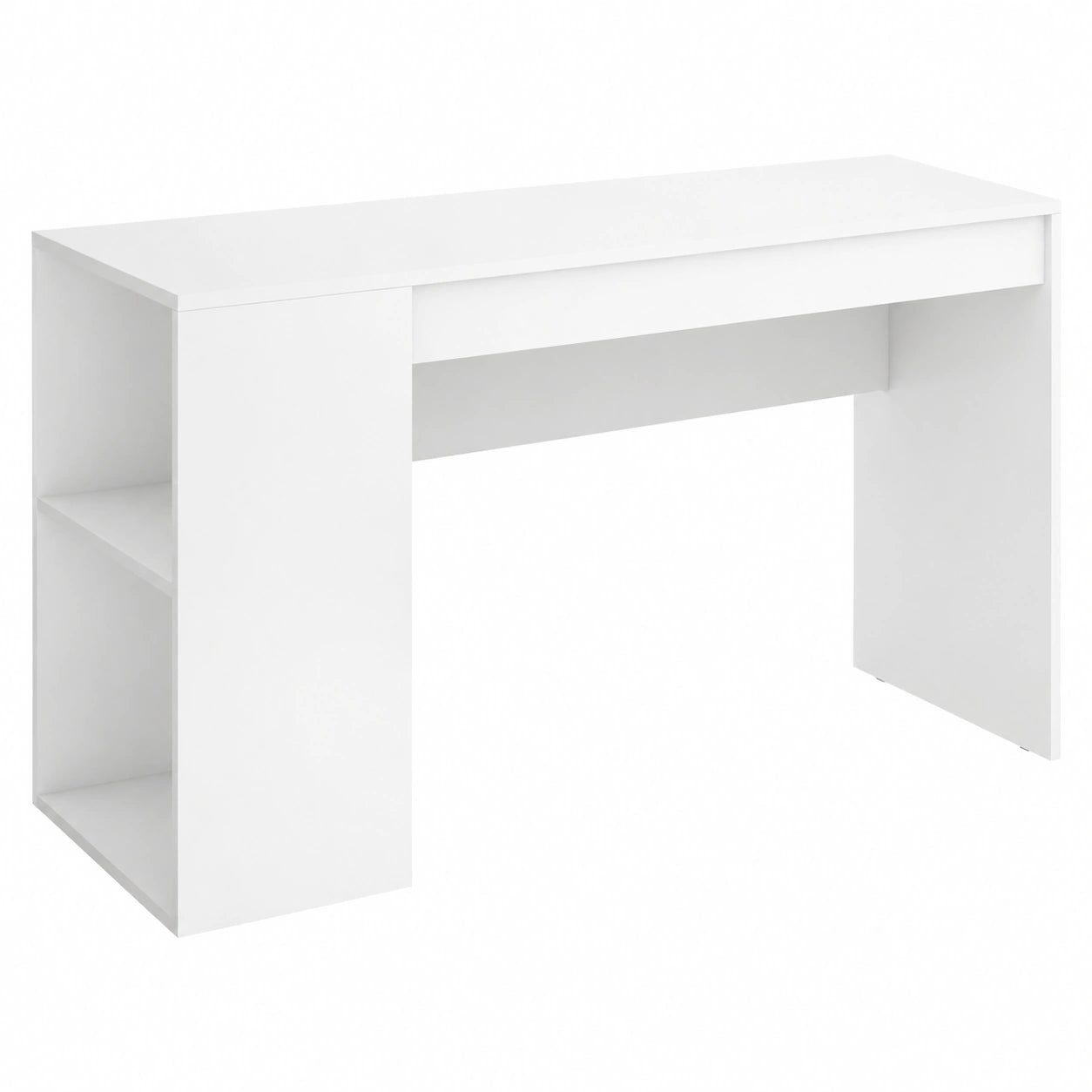 Escritorio Multifuncional Rimobel con Estante y Cajón - Blanco 74x115x50 cm